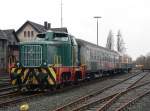 Die Henschel Diesellok des Rheinischen Industriebahnmuseums K�ln (im ehem BW ...