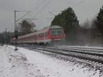 hessen Eine RB zwischen Maintal West und Frankfurt Mainkur im Winter heute Mittag aufgenommen. Das ist die RB 55. 