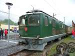 BNB - Br�nig Lok HGe 4/4 1992 im Bahnhofsareal von ...