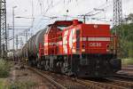 HGK DE 86 am 10.8.10 bei der Einfahrt in Gremberg ...