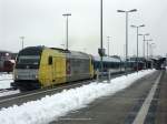 Abfahrt in Hof Hbf ...  Ober franke 31.01.2011