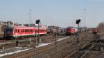 Nordausfahrt von Hof Hbf ...  Ober franke 28.02.2011