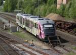 Der Werbe-Desiro der Vogtlanddbahn ...  Marius S. 07.05.2011