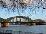 Die Hohenzollernbr�cke in K�ln ...  De Rond Hans und Jeanny 28.12.2010