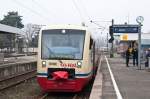 254 als HzL 85931 (Radolfzell-Stockach) am 24. Januar 2010 in ...
