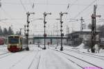 Formsignale in Villingen 03; 09.01.2010, 10.35 Uhr:
HzL VT 241 als ...