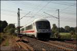 IC-Steuerwagen Steuerwagen vorraus ist dieser Intercity unterwegs. Es m�sste der IC 1924 nach Berlin-S�dkreuz sein. (27.09.2009)