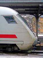  Schn�uzchen des Steuerwagens von IC2353 in Weimar, 19.2.010.  ...