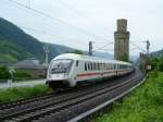 IC-Steuerwagen Der Steuerwagen vom EC 114 'W�rther See' Klagenfurt-Dortmund f�hrt am 17.6.10 mit diesem EC durch Oberwesel.