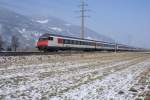 Der IC 567 befindet sich am 14.2.10 in Igis.  ...