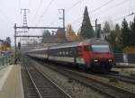 Mit einem EW IV ...  Hannes M�ller 15.11.2011