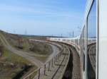 Hier IC 2261 in Gesamtl�nge hier an der Kurve kurz ...