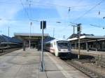 IC 2101 bei der Ausfahrt aus dem Karlsruher Hbf, bei ...