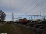 Re 460 070-6 am 27.2.2010 bei der UA Oberwinterthur mit ...