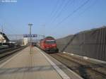IC2000 Re 460 031-8 ''Chaumont'' als IC 565 nach Chur bei der Durchfahrt in Gelterkinden am 21.4.2010