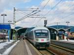 Hier f�hrt IC 2805 ...  Kevin Schmidt 20.02.2010