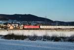 Eine 120 schiebt am ...  Mirko W. 03.02.2012