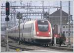 ICN580 aus Chur trifft in Sargans ein. (04.01.2010)  ...