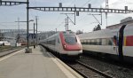 Der ICN RABDe 500 026-0 Alfred Escher f�hrt am 07.04.10 ...