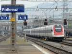 icn SBB - ICN im Doppelpack bei der Durchfahrt im Bahnhof Rotkreuz am 10.04.2010