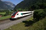 RABDe 500 008-8 und RABDe 500 004-7 lassen am 26.6.10 ...