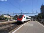 icn RABDe 500 014-6 ''Max Frisch'' am 19.7.2010 in Winterthur. Max Frisch war Autor und in einen Werken kamen Tatsachen hervor, die typisch sind, f�r den modernen Menschen, n�hmlich die Auseinandersetzung mit sich selbst.
