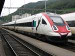 ICN RABDe 500 037 Grock im Bahnhof Chiasso, 12.08.2010.  ...