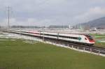 RABDe 500 003-2 f�hrt ...  Sandro Gadola 02.01.2011
