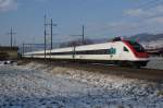 RABDe 500 024-5 befindet ...  Sandro Gadola 07.02.2012