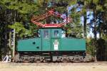LEW 6663 der Lichtenhainer Waldeisenbahn, in Lichtenhain an der Bergbahn; ...