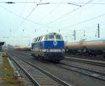 Infra Leuna InfraLeuna 205 als Tfzf in Gro�korbetha; 16.11.2009
