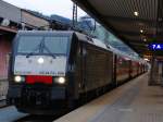 BR 189 990 steht mit dem EC 188 Innsbruck - ...