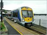 Der kleine Kopfbahnhof (ein Bahnsteiggleis und ein nicht mehr gebrauchtes Abstellgleis) der  City of Derry  heisst Londonderry. 
Im Zweistundentakt fahren hier die Züge nach Belfast. 
20. Sept. 2007