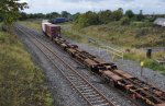 IERLAND sep 2011 PORTARLINGON LOC 072 met container trein opweg naar GALWAY