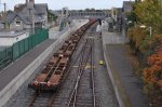 IERLAND sep 2011 PORTARLINGTON container wagons achter loc 073