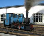 Im Museumsbahnhof Giant's Causeway steht die 1949 gebaute  Barclay 0-4-0WT Shane.