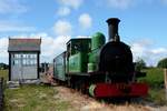 In Moyasta ist ein Streckenabschnitt West Clare Railway wieder aufgebaut. Diese 914mm-Strecke wurde bereits 1961 stillgelegt.
Lok 5 SLIEVE CALLAN (Rebuilt 2009, Alan Keef Ltd., Ross on Wye, England) am 20.06.2016 bei Ausf. aus Moyasta Stn.  