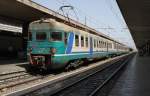 Hier ALe801 029 als R7235 von Roma Termini nach Velletri, dieser Triebzug stand am 14.7.2011 in Roma Termini.