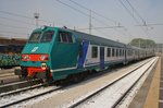 R2708 von Venezia Santa Lucia nach Verona Porta Nuova wartet am 1.10.2016 im Startbahnhof auf Abfahrt.