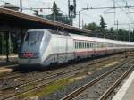 Der  Italienische ICE  von Trenitalia verlsst am 30.Mai 2013 im Bahnhof Verona P.N.