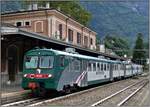 R4971 mit Steuerwagen Le 562-050 in Chiavenna.