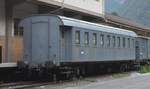 Italien: Alter FS Reisezugwagen jetzt Aufenthaltswagen 80 80 99 29 25 ? Bj: 1947 in Fortezza/Franzensfeste 03.06.2017