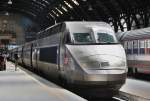 Hier TGV9575 von Milano Centrale nach Paris Gare de Lyon, dieser Triebzug stand am 21.7.2011 in Milano Centrale.