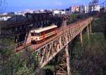  Die Strecke der FC (Ferrovie della Calabria) nach Sinopoli hat am Ausgangsort Gioia Tauro eine eindrucksvolle Brückenkonstruktion.