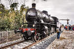 740.293 beim Wasserfassen im Bahnhof Maniago.
Aufgenommen am 10.12.2017.