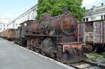 Italien: Dampflok 740.095 in Triest / Trieste  Eisenbahnmuseum  05.05.2016