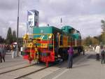 Diesellokomotive D146 von Trenitalia auf der Innotrans 2002 in Berlin.