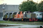 Italien: An der Spitze D 245 6044 (245 644-9) im Depo Venezia Mestre / Venedig 04.05.2016