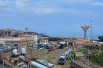 Italien: Bahnbetriebswerk Catania auf der Insel Sizilien 05.05.2018