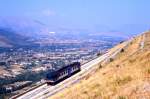 ALn668 3325 rollt bei Pettorano sul Gizio ins Tal hinab, 24.08.2001, Zug 7095.